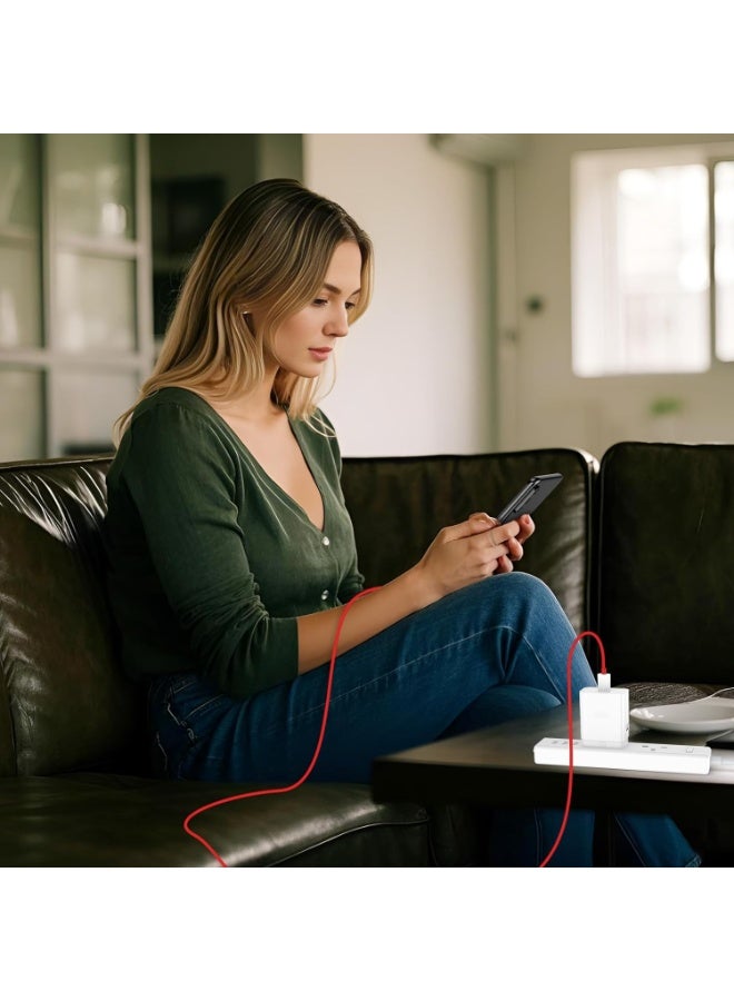 80W Fast Charger with USB C Charge Cable 1M Compatible with Onepls 15/14/13/12/12R/10/9 Pro/10T/10R/ 8T/8/7T/7 Pro/Open/ Nord 3T/Nord CE 3 Lite/ N30/N20/N10/9R/6T and Oppo/Realme Fast Charge Cable - Image 3